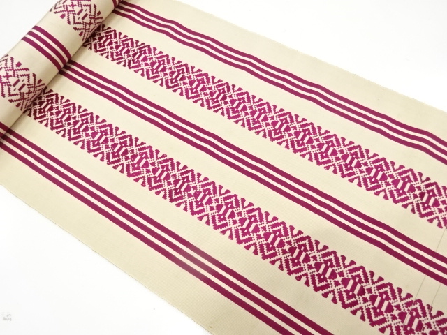 アンティーク　本場筑前博多　名古屋帯地反物